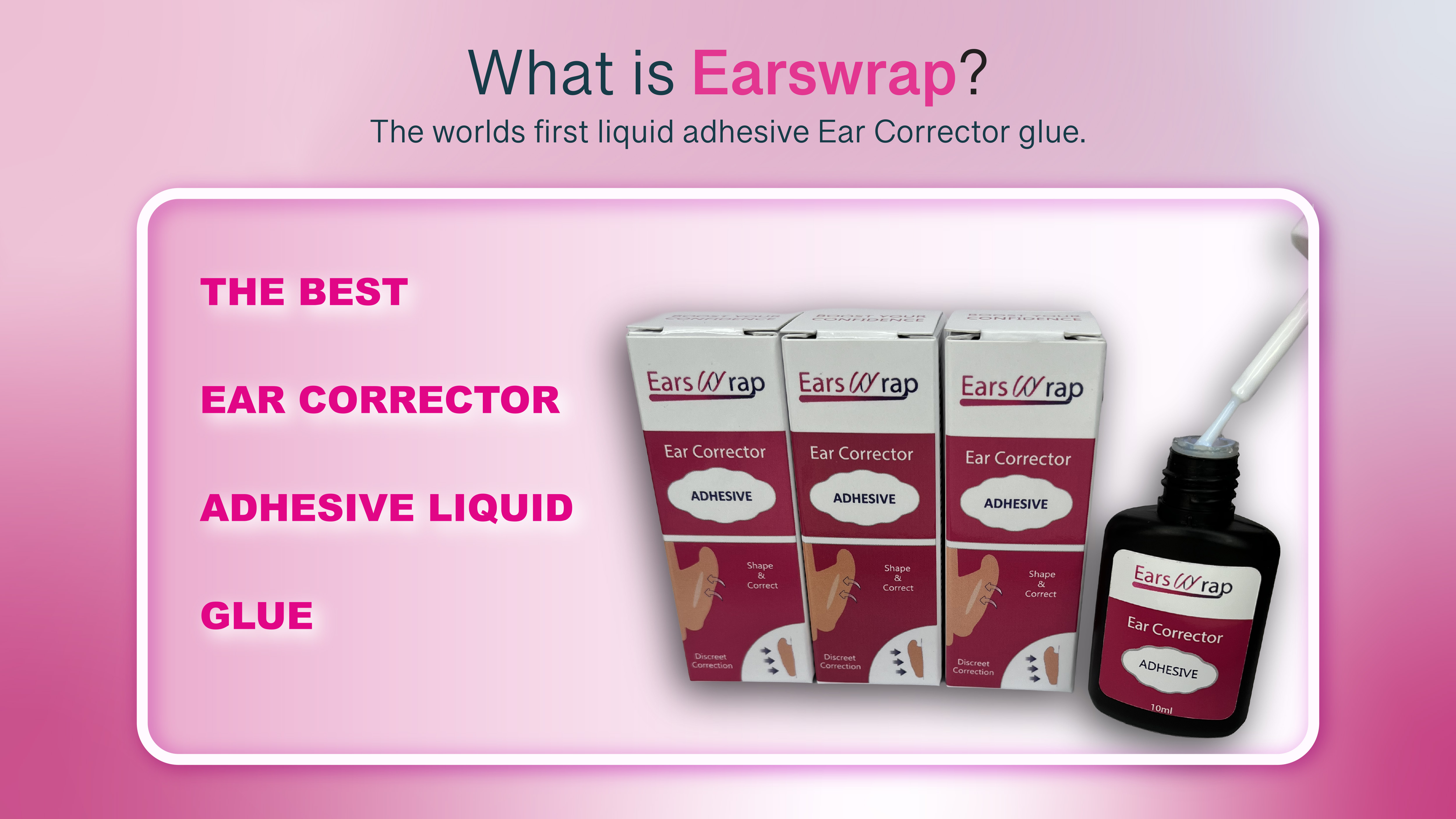 What is Earswrap? The best ear corrector adhesive liquid glue